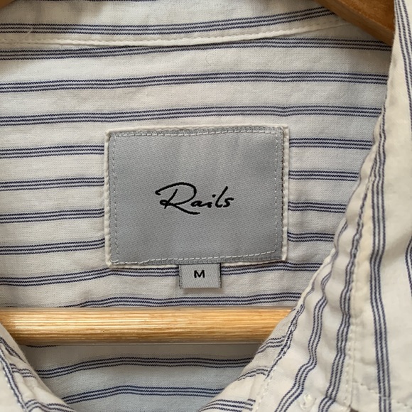 Rails button down blouse with embroidery - Picture 3 of 4